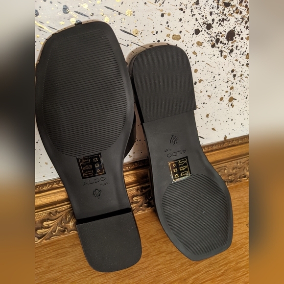 ALDO Women's Black Slide Sandals - Picture 3 of 6